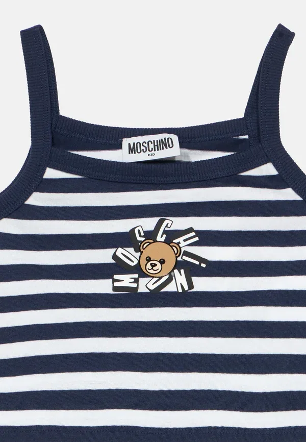Комплект - шорты Moschino, белый/синий — фото 4
