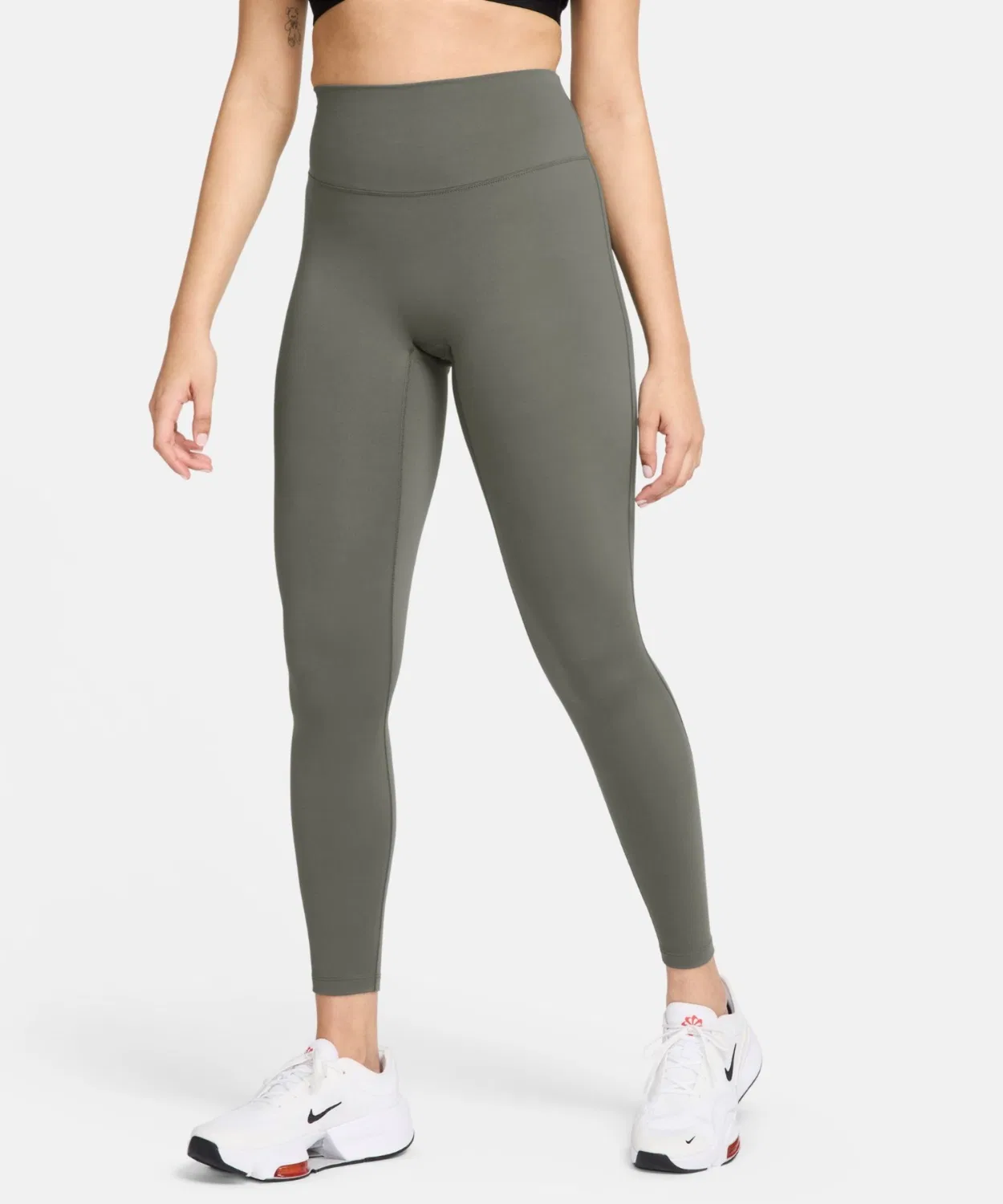 Женские леггинсы с высоким поясом Nike DF One HR Useam, Light Grey