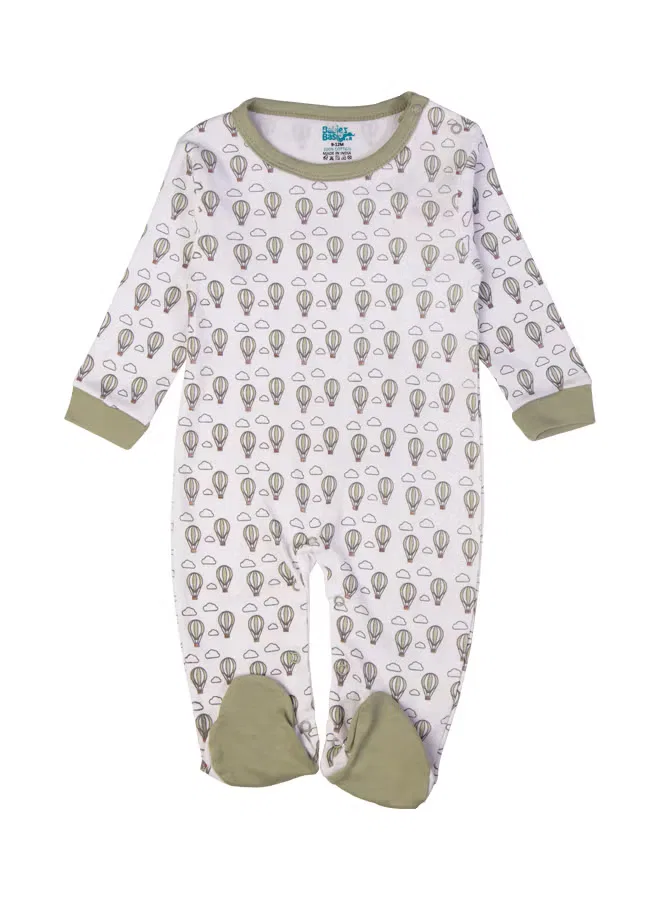 Комплект из 5 предметов с принтом I Can Fly Babies Basic, фисташковый — фото 3