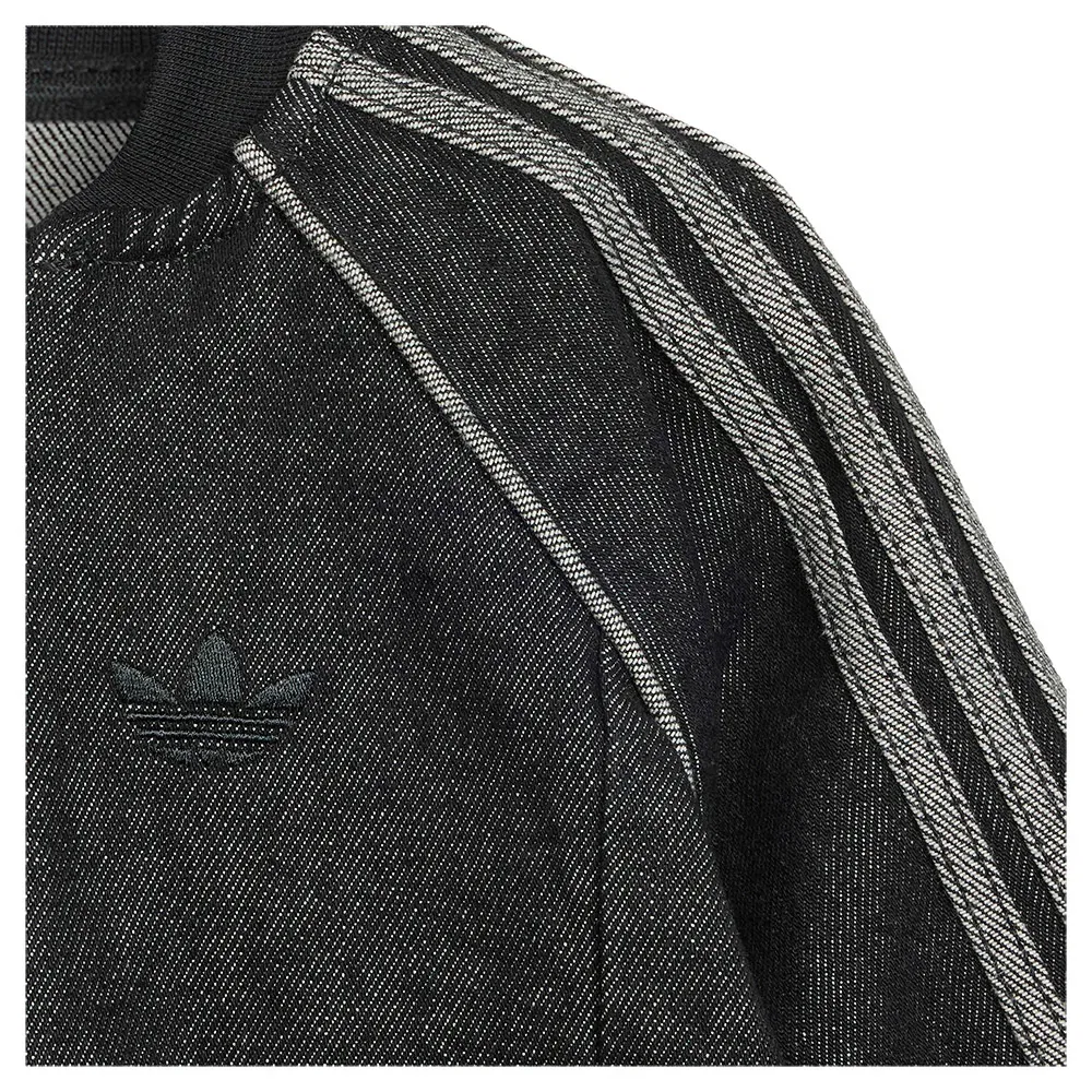 Джинсовая куртка Adidas Originals SST Track, черный — фото 3