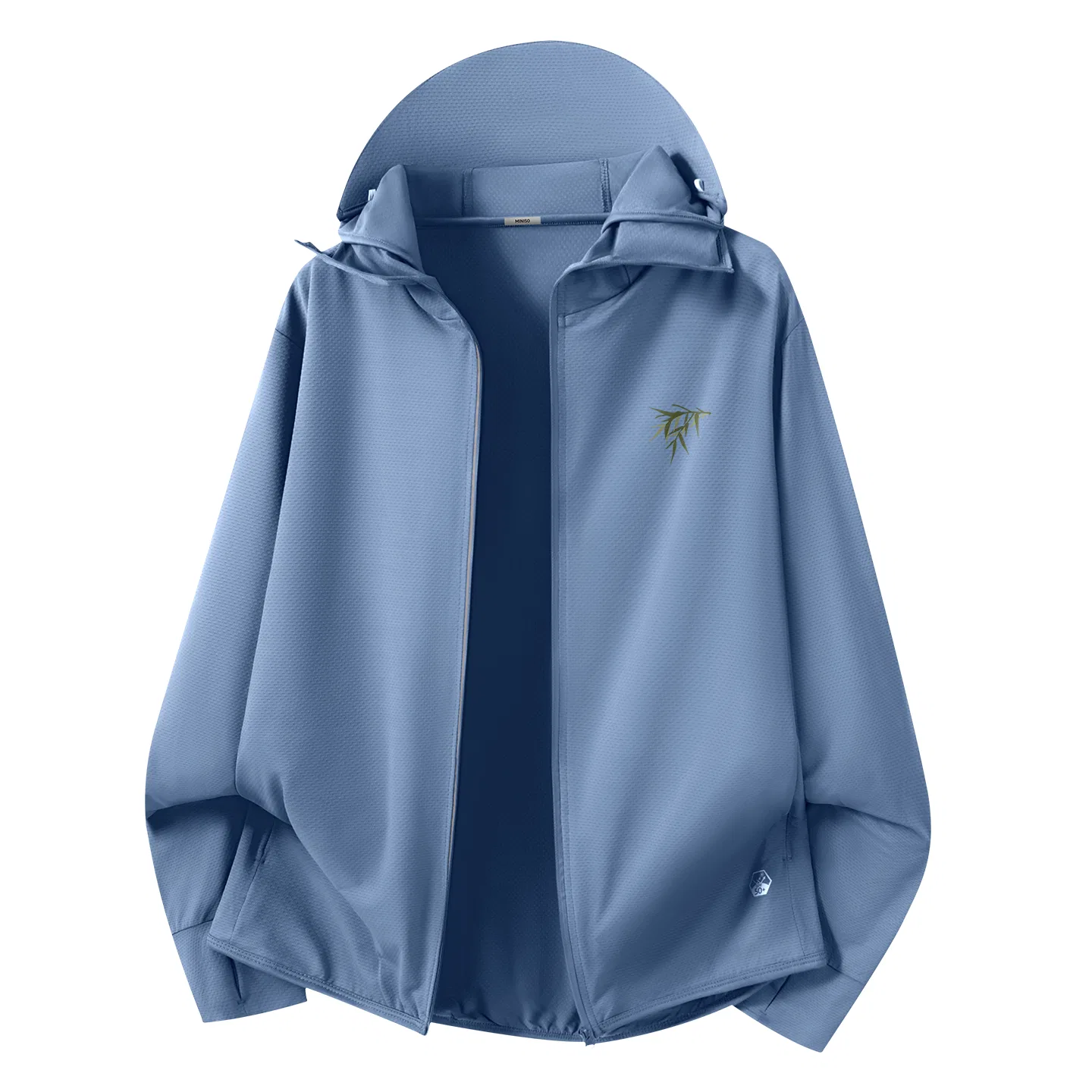 Детская ветровка с защитой от солнца UPF50+ MINISO, Iron Stone Blue