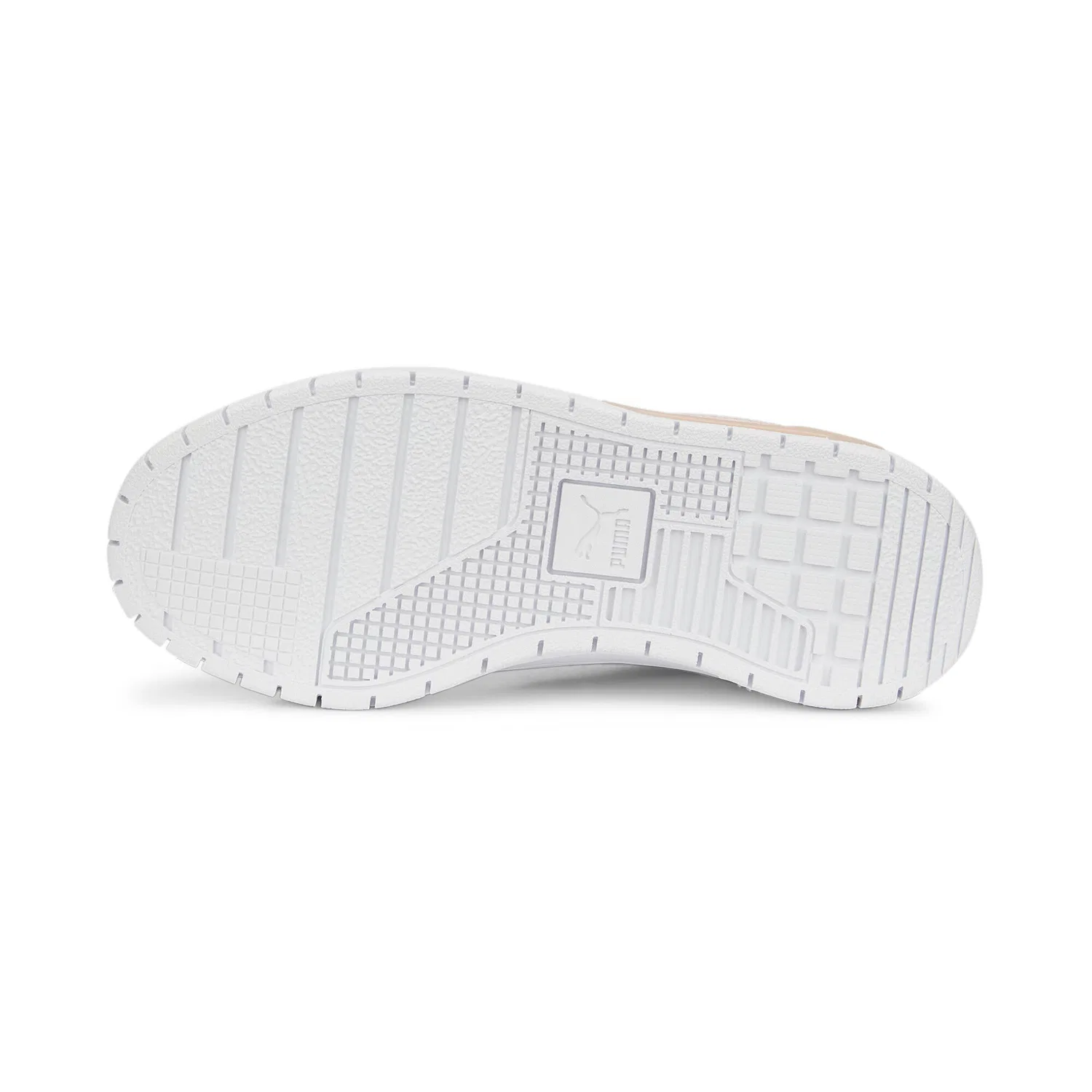 Детские кроссовки для девочек с металлическими деталями Cali Dream Shiny Pack Puma, Weiss Fluoreszierendes Blassrosa — фото 4