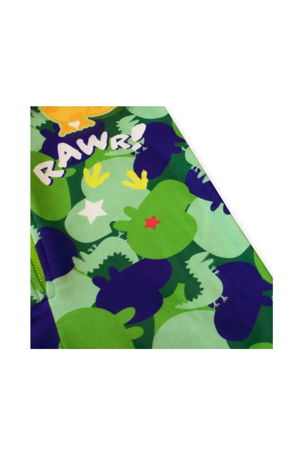 Детский комбинезон-слип с принтом George Pig Dinosaur Peppa Pig, Green — фото 3