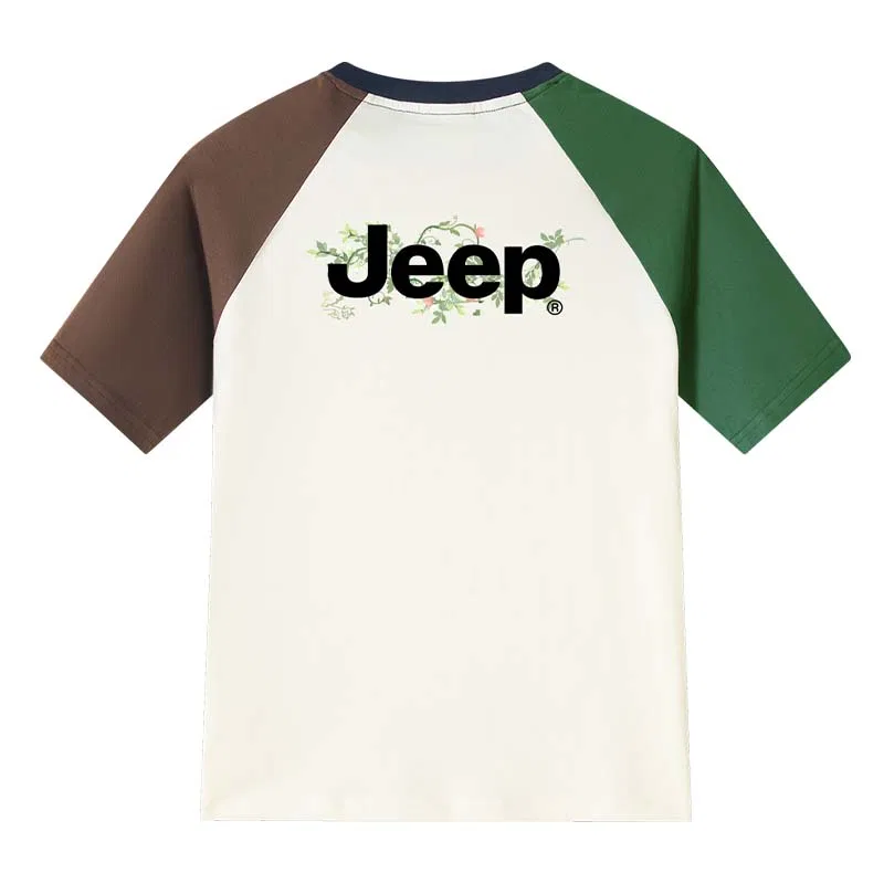 Детская футболка с круглым вырезом Jeep, Ginger — фото 3