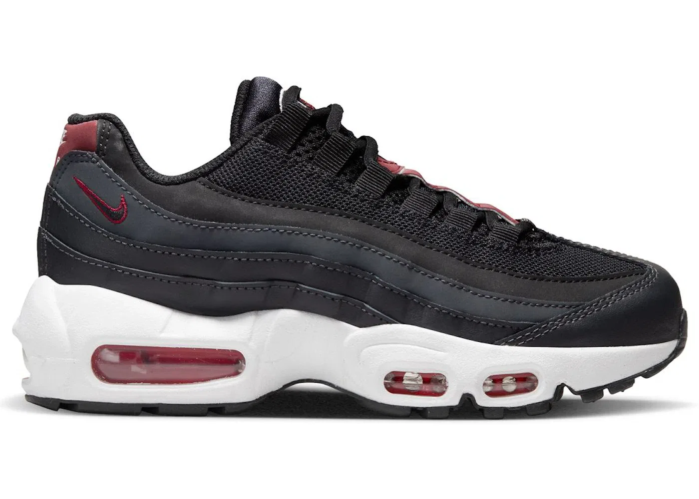 Детские кроссовки Lifestyle Nike Air Max 95 Recraft, Anthracite/Black-Team Red-Summit White