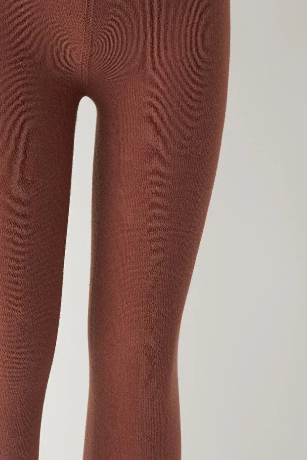 Детские леггинсы для девочек хлопковые Basics Katia&Bony, Brown — фото 2