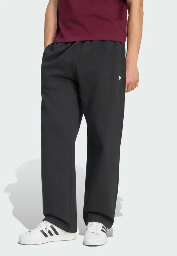Брюки Trefoil Essentials с открытым низом - тренировочные штаны Adidas Originals, черный