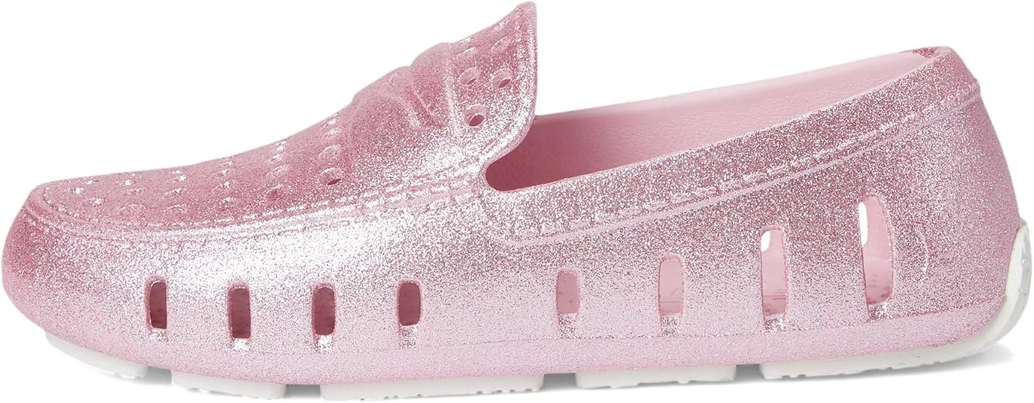 Детские туфли-лоферы для мальчиков с блестками Prodigy Driver Sparkle Floafers, Pink Sparkle — фото 4
