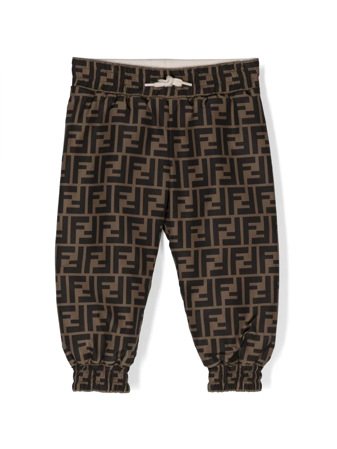 Брюки-трекки с принтом FF FENDI, нейтральный