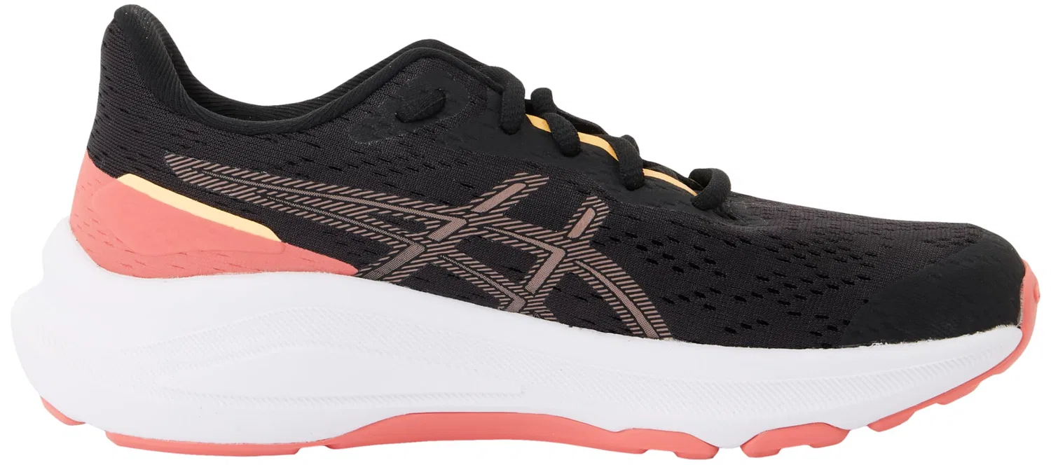 Детские кроссовки для мальчиков с поддержкой Gt-1000 13 GS ASICS, Black Rubble Red — фото 4