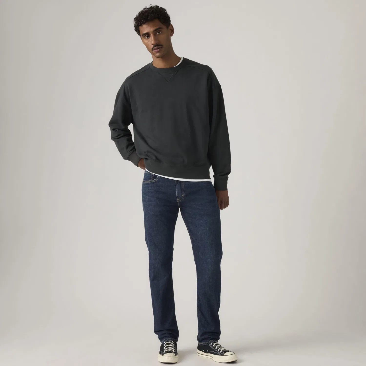 Мужские джинсы зауженные Levi's, Lake Side Cool — фото 4