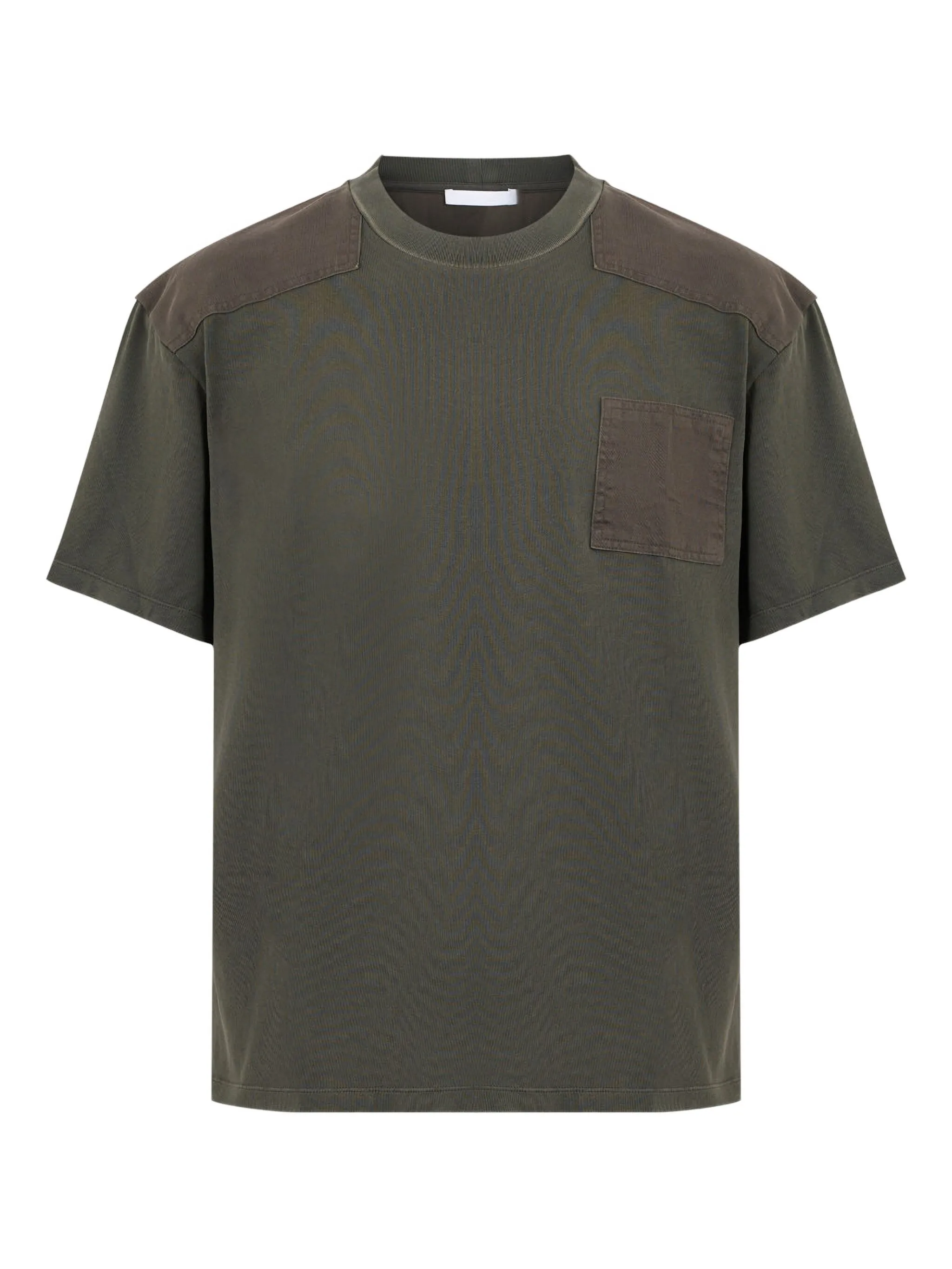 

Футболка с круглым вырезом Helmut Lang, зеленый