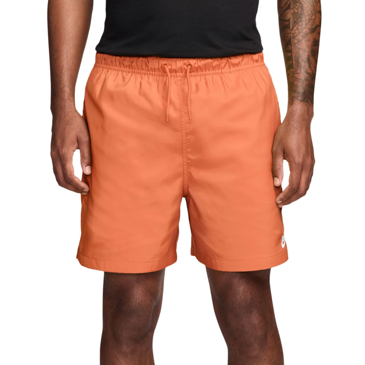 Шорты мужские Club Flow Nike, цвет White/Orange