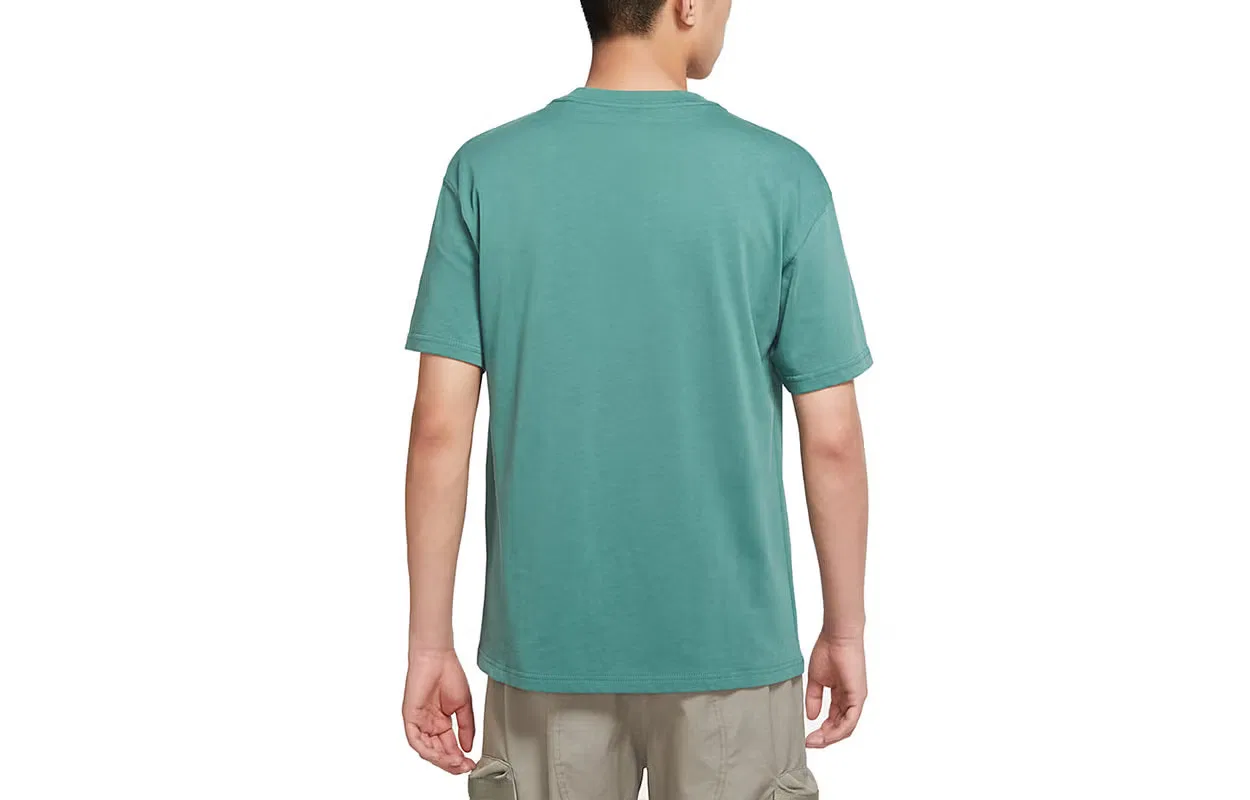 Футболка спортивная с принтом Nike AS Sportswear Tee Sport Power Pkt, зеленый — фото 2