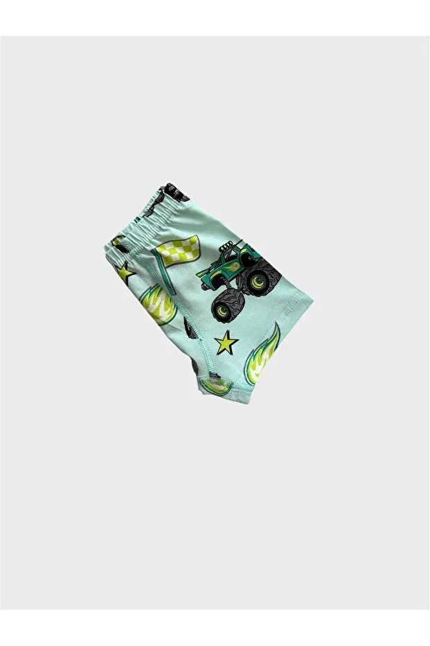 Детский комплект для мальчиков с принтом Tusem Butik Homewear, Water Green — фото 4
