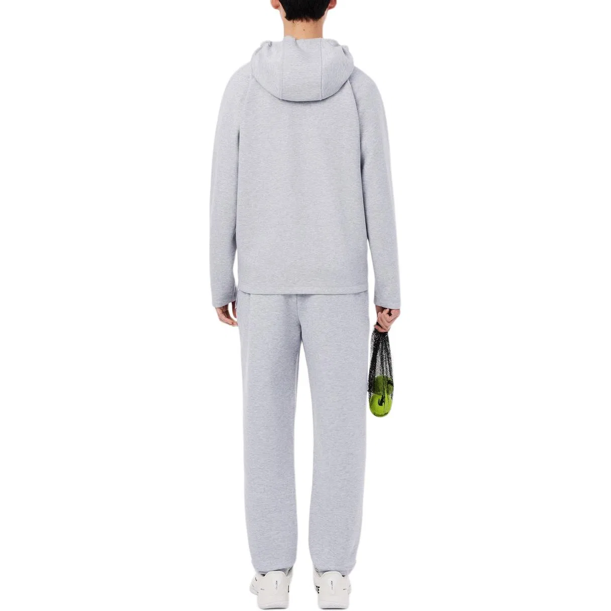 Мужские спортивные брюки с эластичным поясом Lacoste, CCA/Silver Gray — фото 4