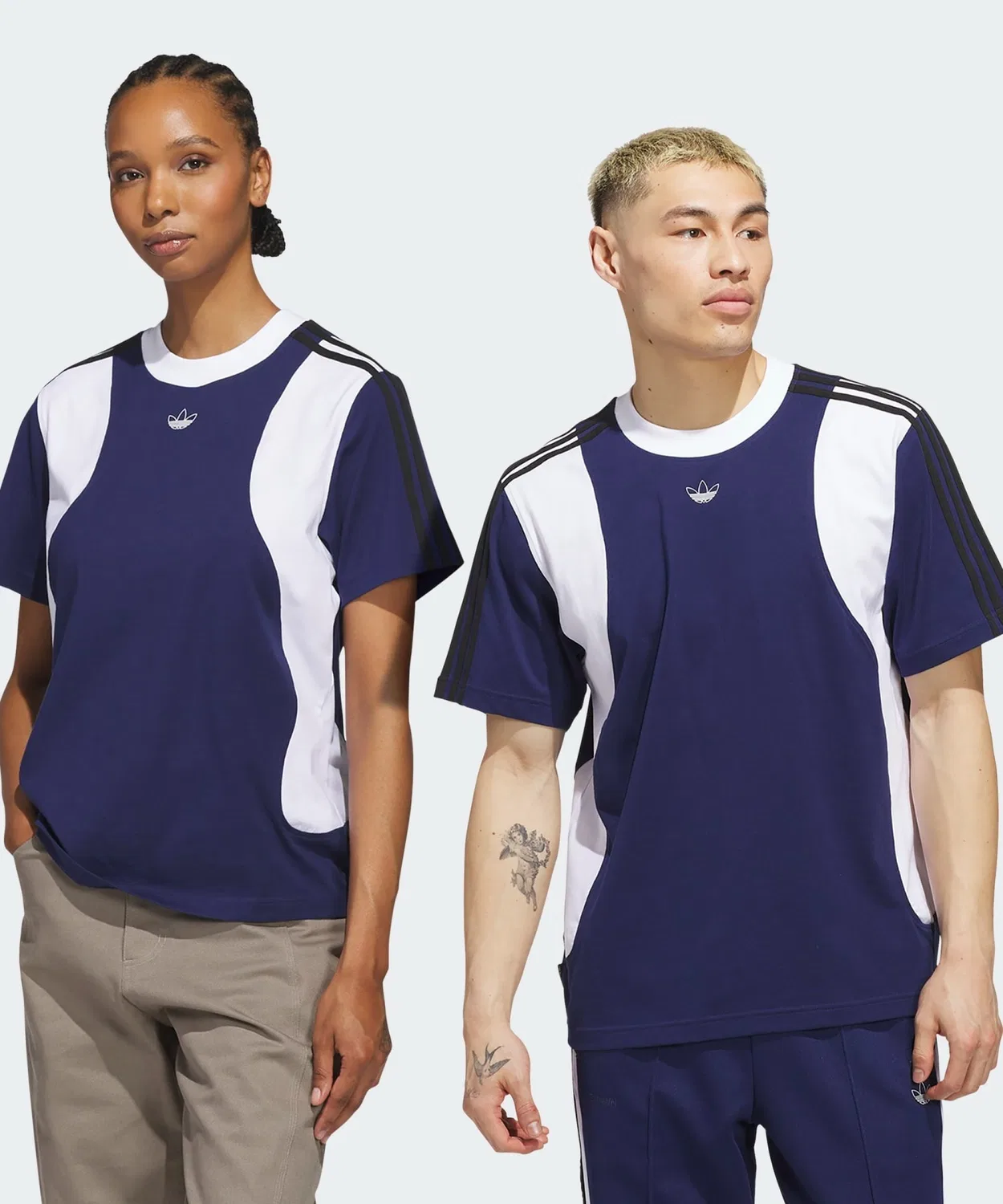 Мужская футболка с принтом Tyshawn Tee Adidas, Синий