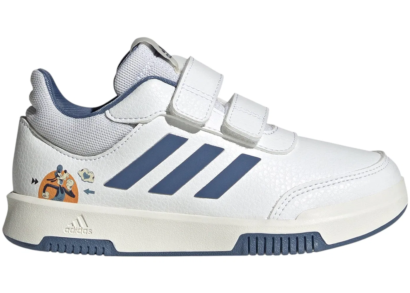 Детские кроссовки с принтом Adidas Tensaur, Cloud White Crew Blue Off White