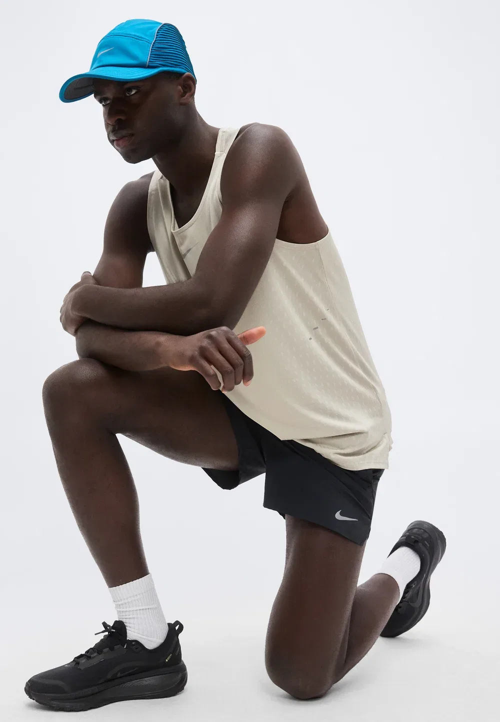 Майка Stride - топ Nike Performance, Cream/Sail — фото 4