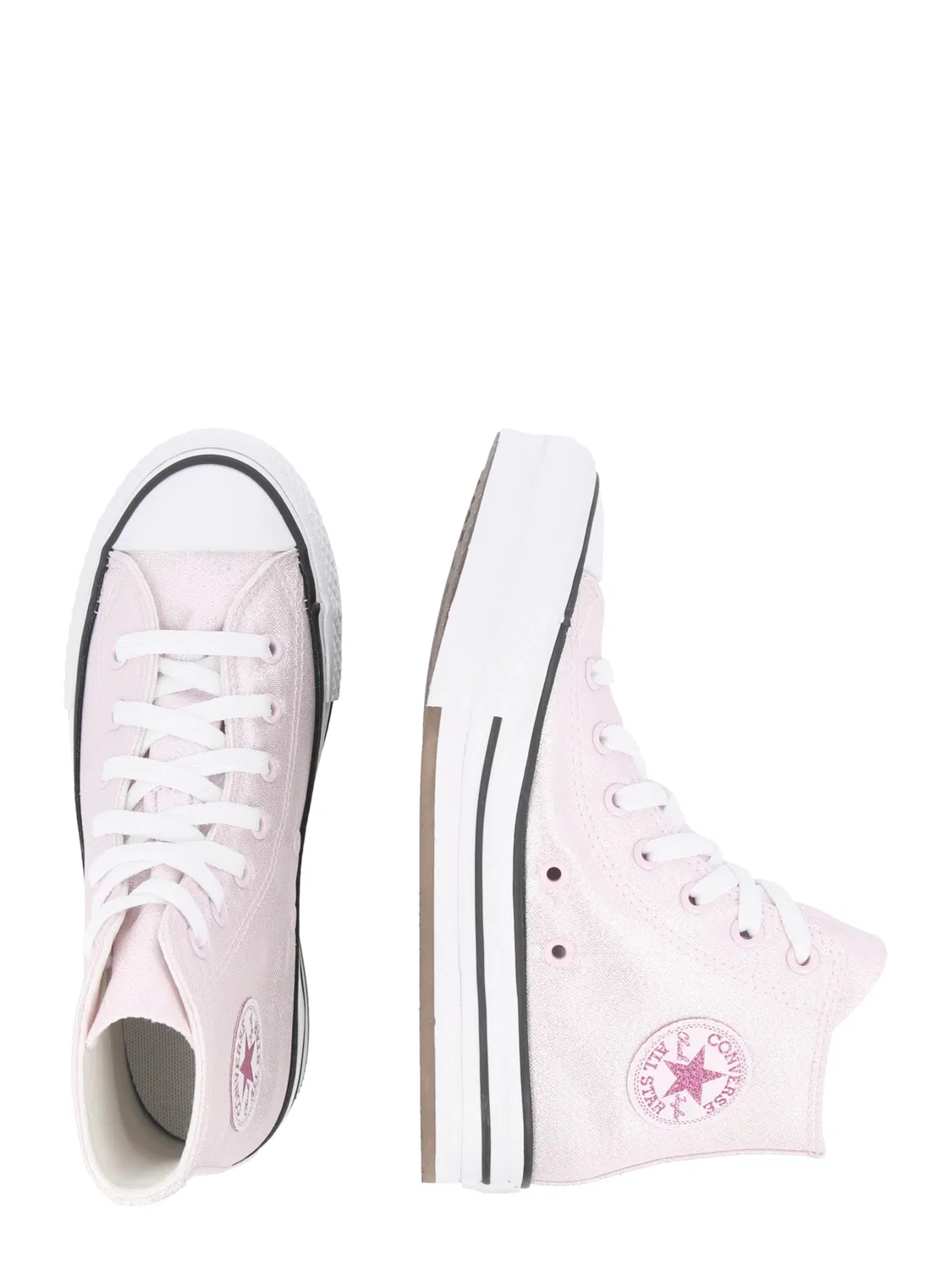 Кроссовки Converse CTAS в розовом, пастельно-розовом цвете — фото 2