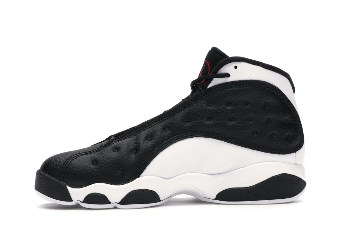 Детские кроссовки с принтом Jordan 13 Retro Jordan, Black/Gym Red-White — фото 3