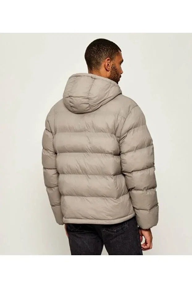 Мужская зимняя куртка с капюшоном Calvin Klein, Taupe — фото 2