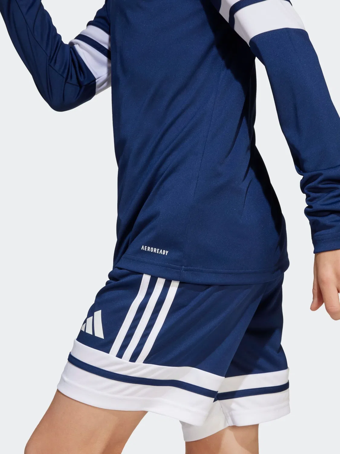 Футболка с длинным рукавом Squadra 25 adidas, синяя — фото 4