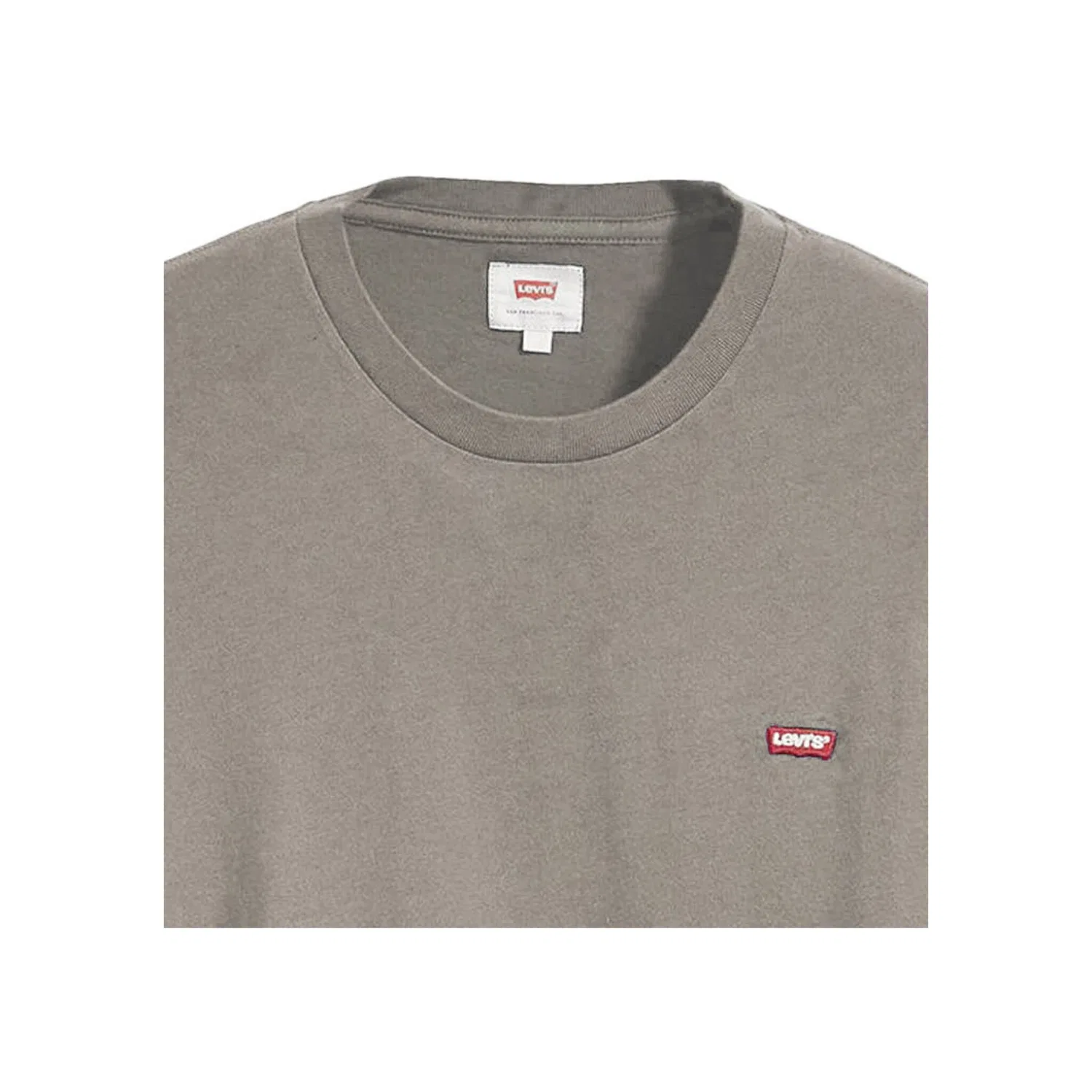 Мужская классическая футболка с круглым вырезом Levi's, Khaki — фото 3
