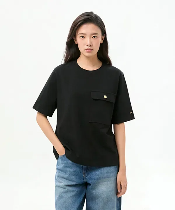 Футболка с длинными рукавами и карманом, Tommy Hilfiger