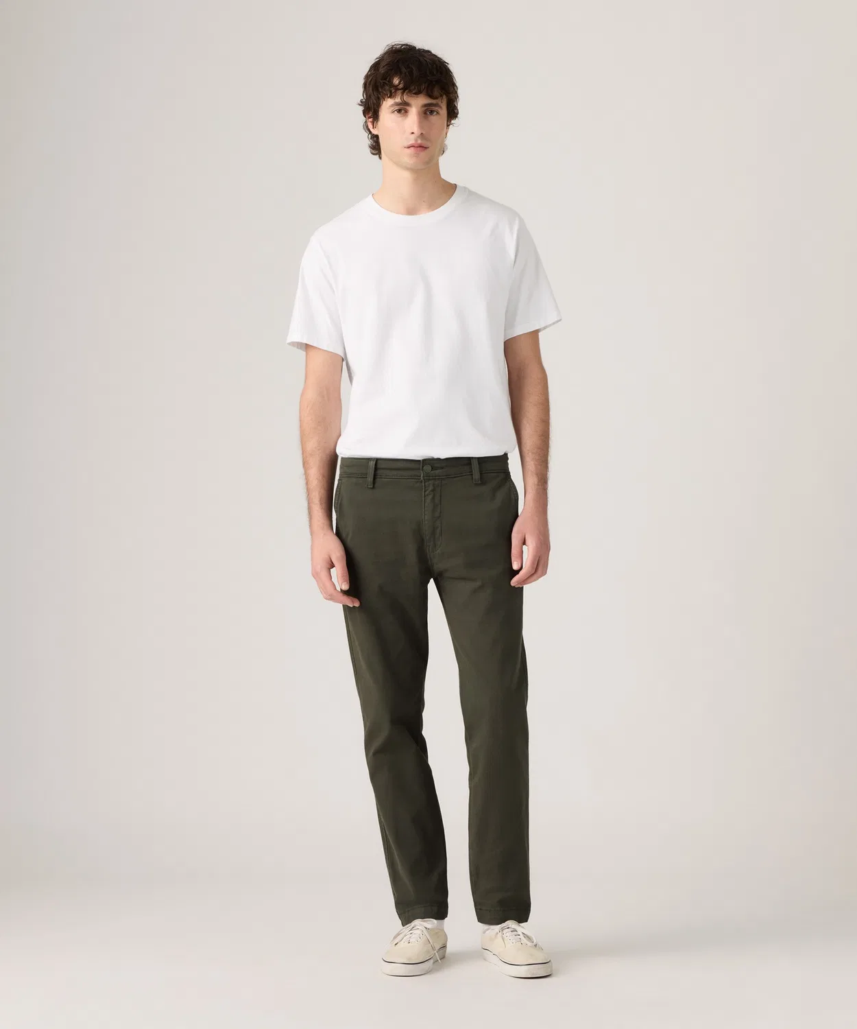 Мужские классические чиносы стандартный taper, модель XX CHINO Levi's, Green — фото 2