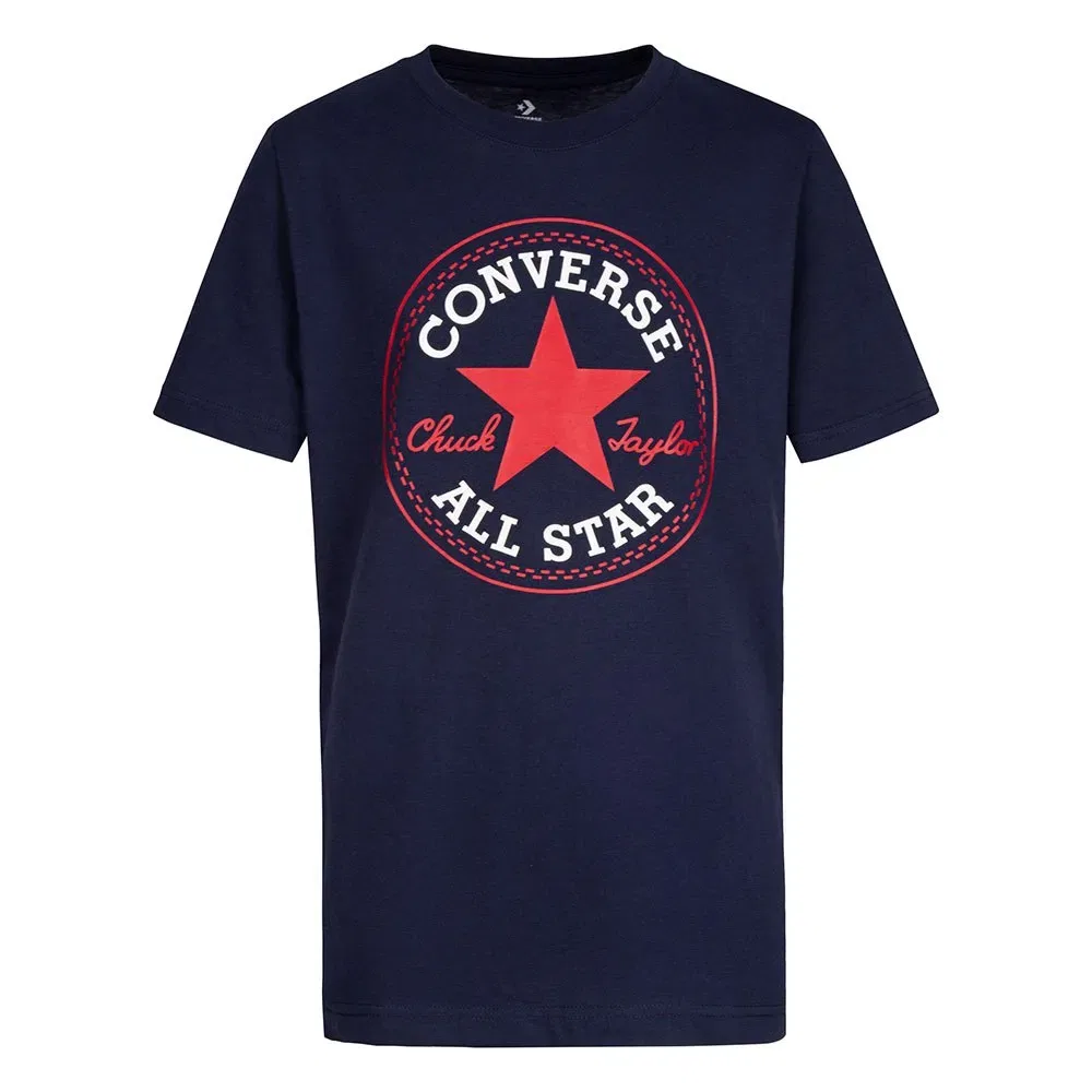 Футболка с коротким рукавом Chuck Patch Converse Kids, синий