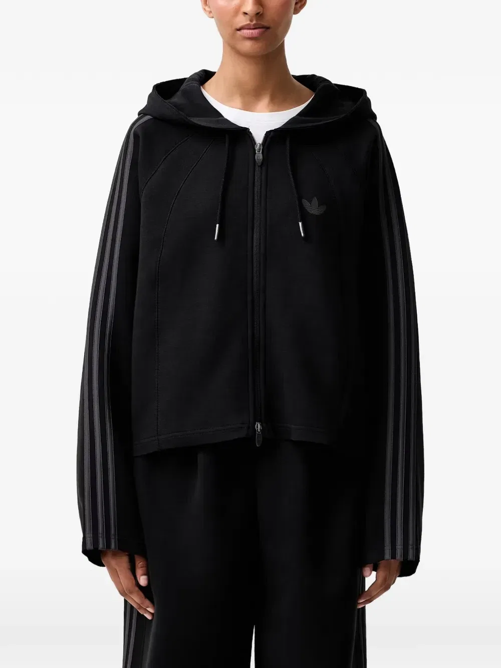 Худи SST 2.0 на молнии с логотипом Adidas, черный