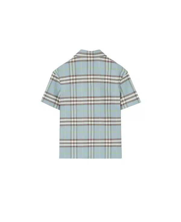 Детская рубашка для мальчиков с длинным рукавом Burberry, Misty Blue — фото 2