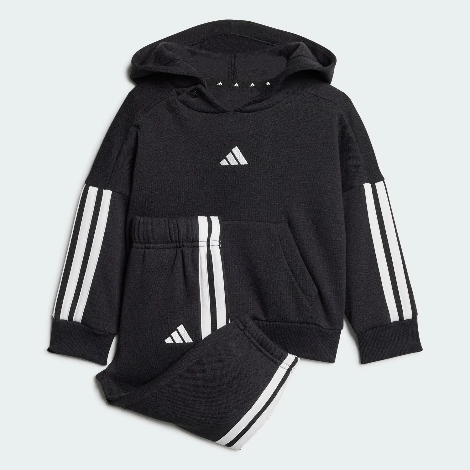 Детский спортивный костюм Essentials Kids Jogginganzug Adidas, Schwarz Weiss — фото 3