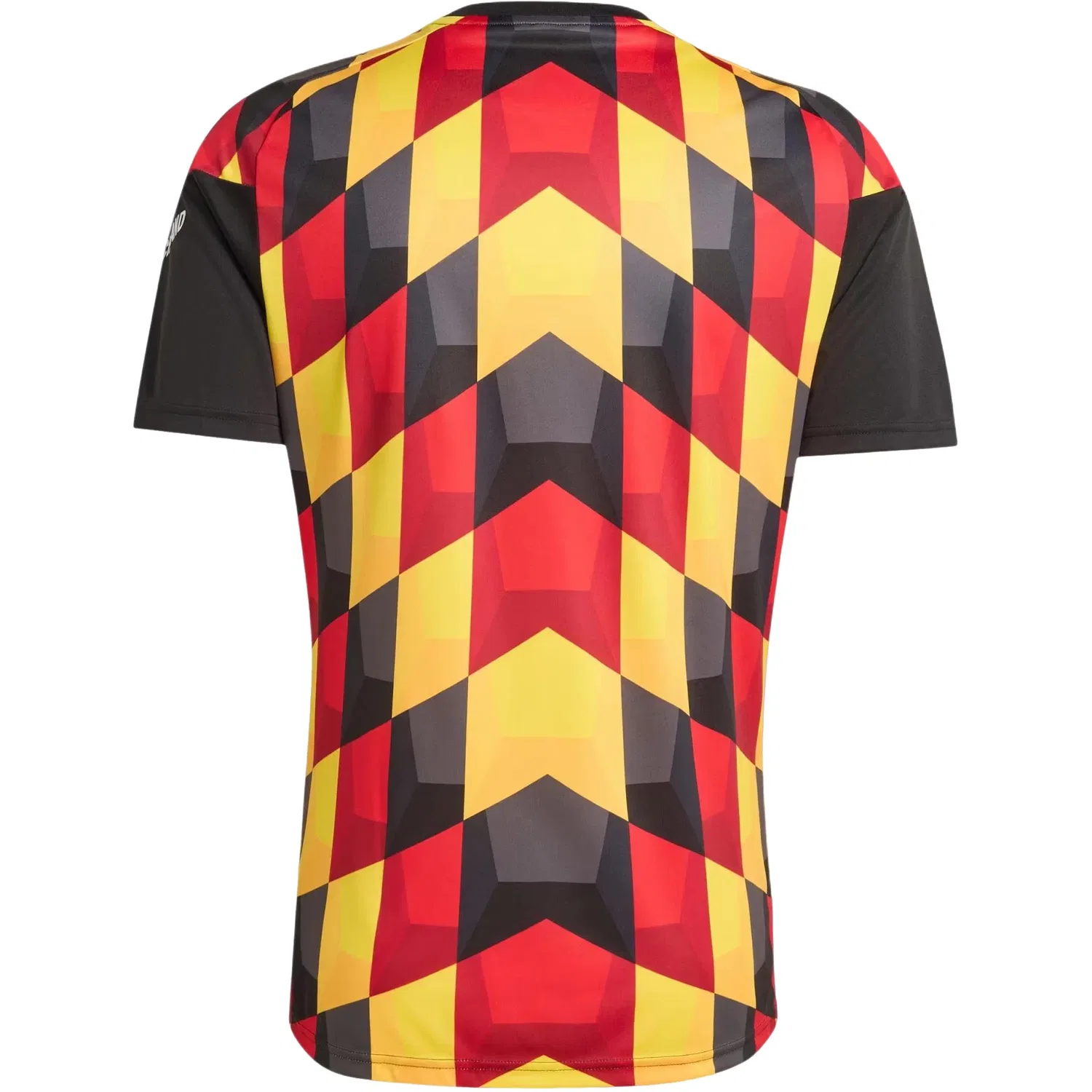 Мужская футболка Adidas Germany 26 Home Pre Match Jersey, цвет Black Team Yellow — фото 2
