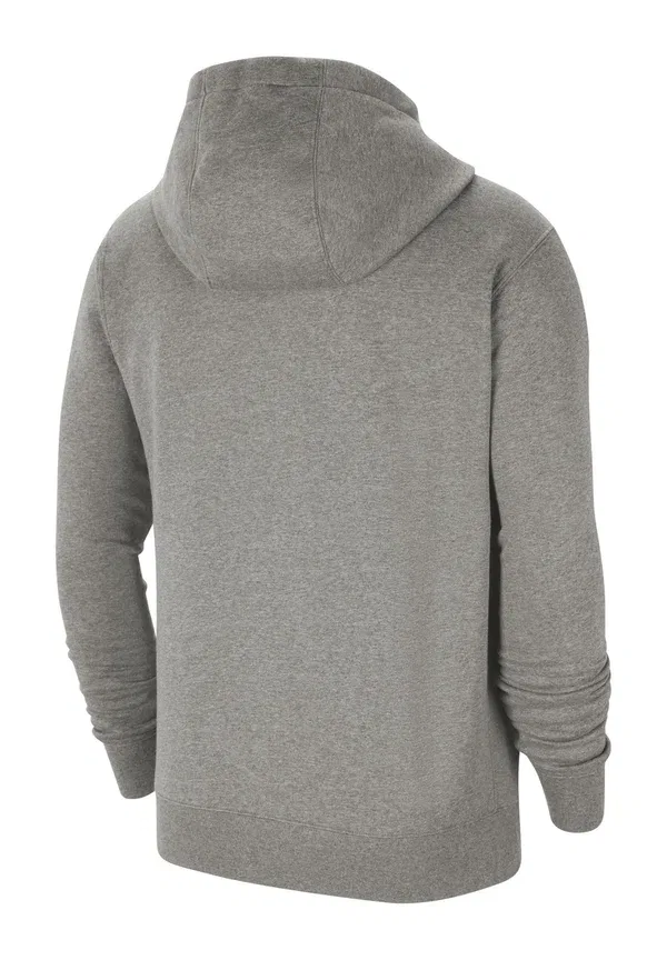 Худи на молнии флисовое, Football, M nk flc park20 fz hoodie, Nike Performance, dark grey heather / black, черный/темно-серый — фото 4
