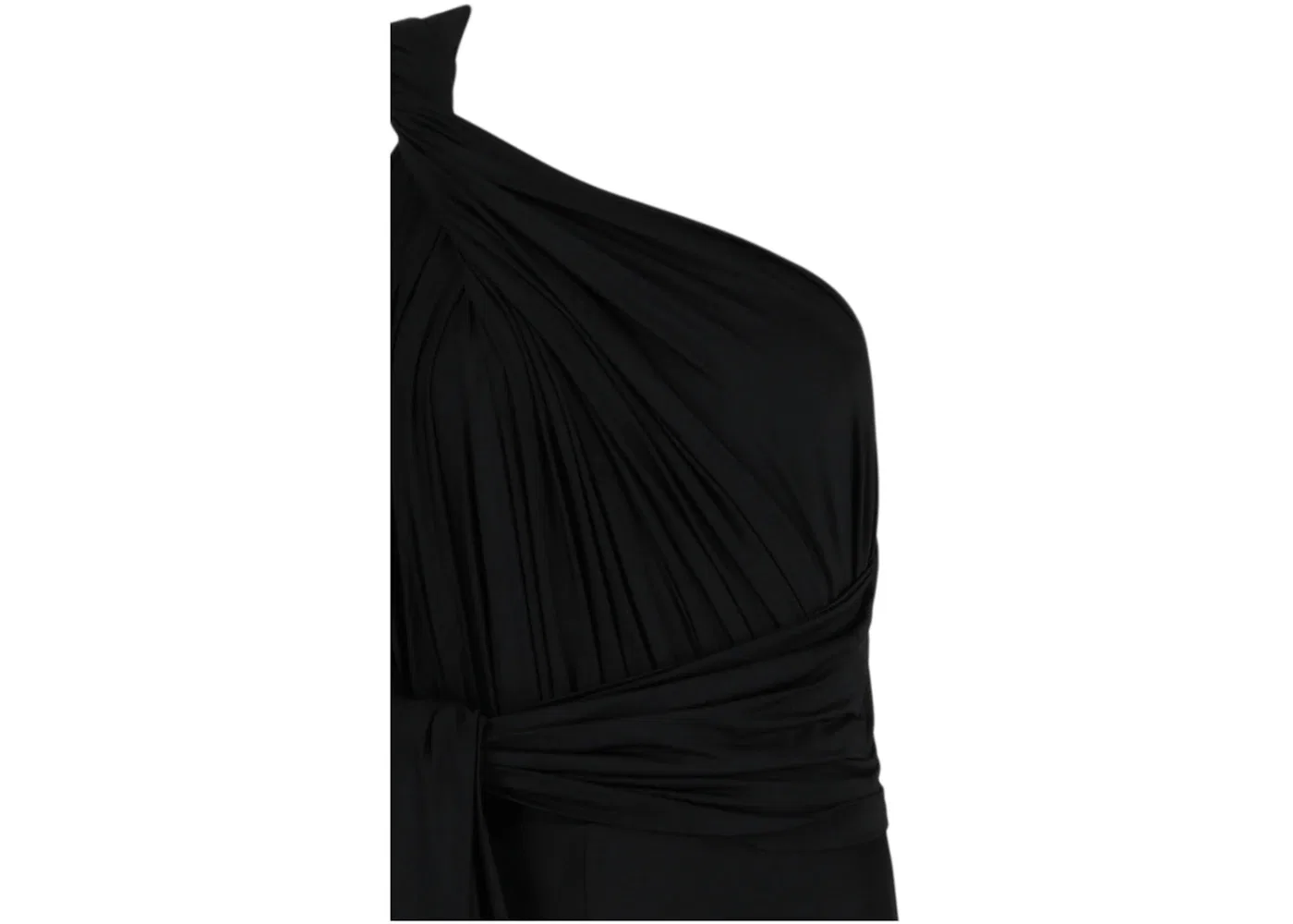 Женский боди с драпировкой Bodysuit Balenciaga, Black — фото 3