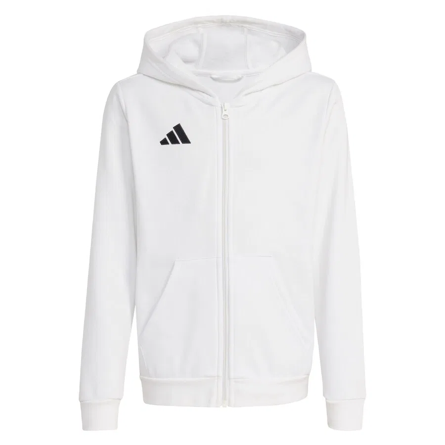 Спортивная толстовка на молнии ADIDAS PERFORMANCE 'Entrada26' белого цвета