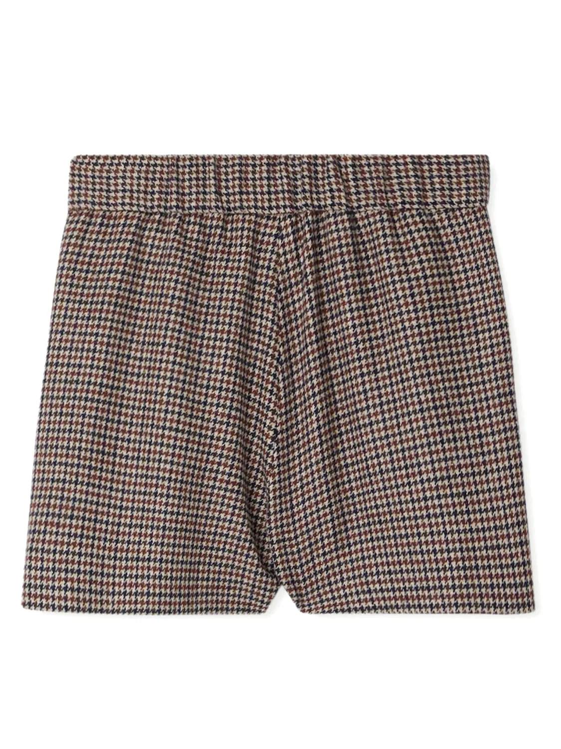 Шорты в клетку Houndstooth Bonpoint, коричневый — фото 3