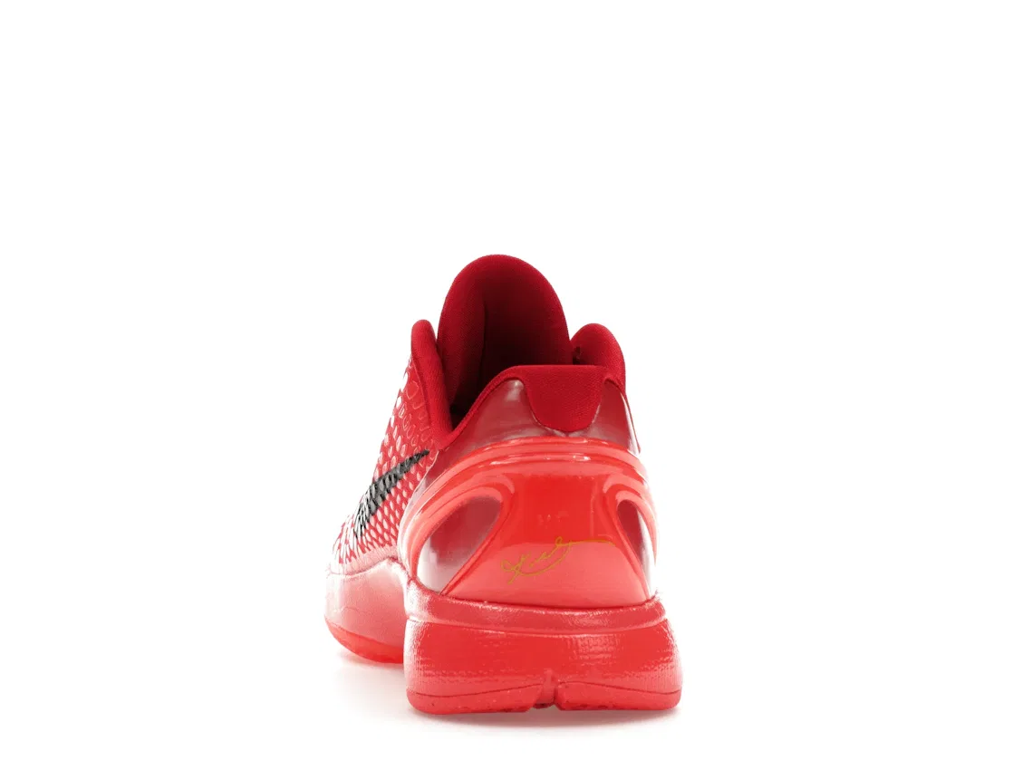 Детские кроссовки для активного отдыха Nike Kobe 6 Protro Reverse Grinch Nike, Bright Crimson/Black/Electric Green — фото 4