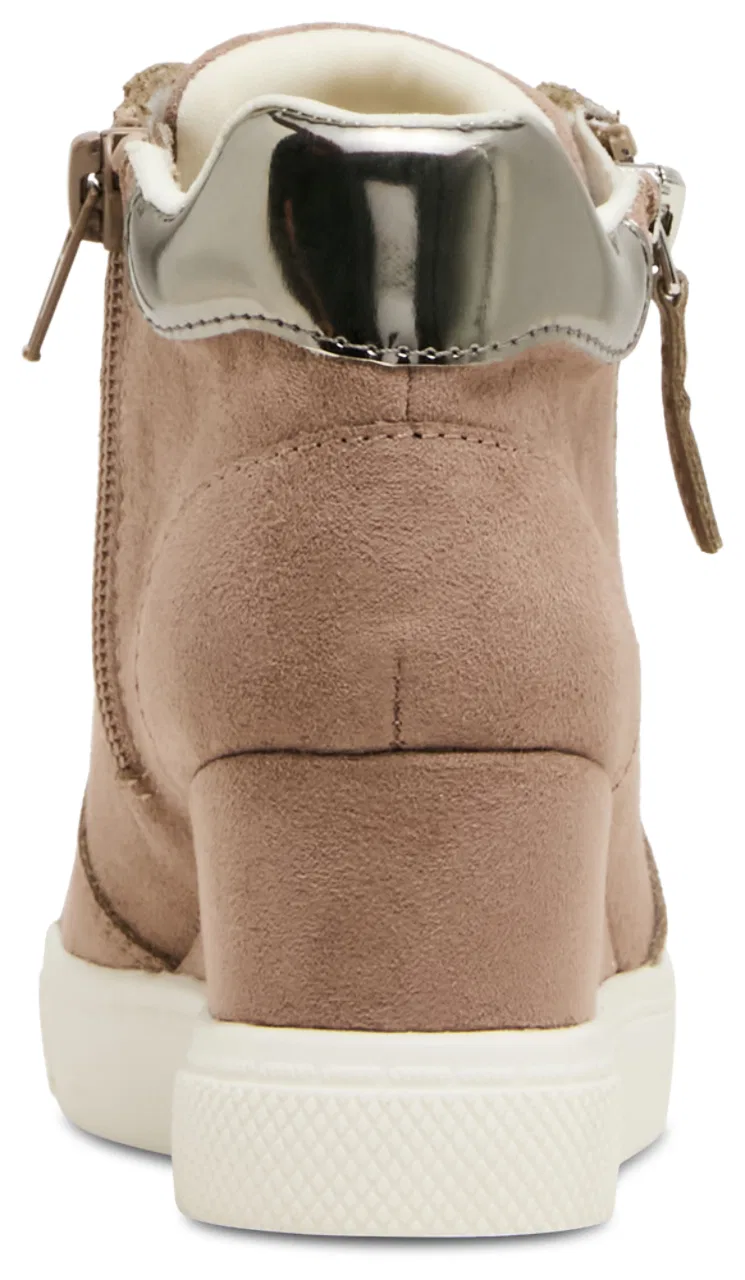 Детские кеды на танкетке с принтом Jatomic Steve Madden, Taupe — фото 3