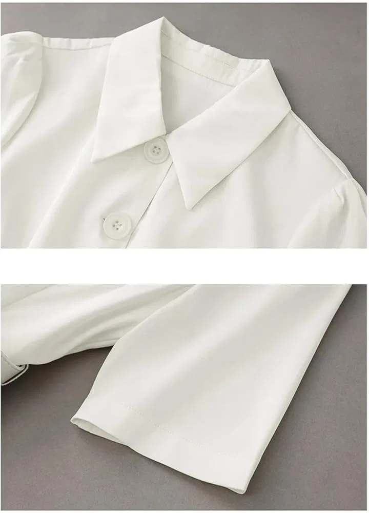 Женское платье миди с принтом, Slim Fit, белый — фото 4
