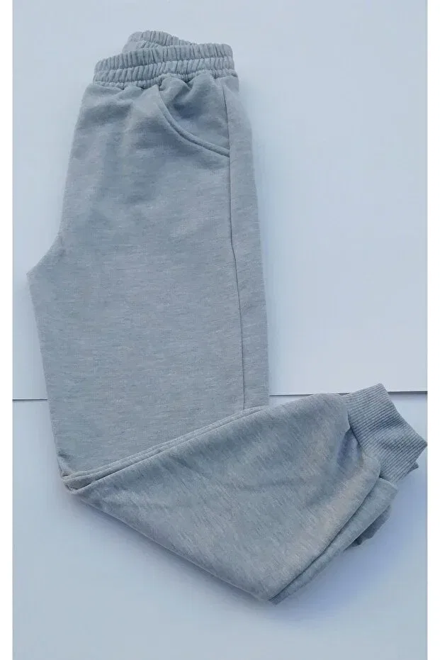 Детские спортивные штаны для мальчиков на флисе Tontişler Bebek Ve Çocuk Giyim, Gray