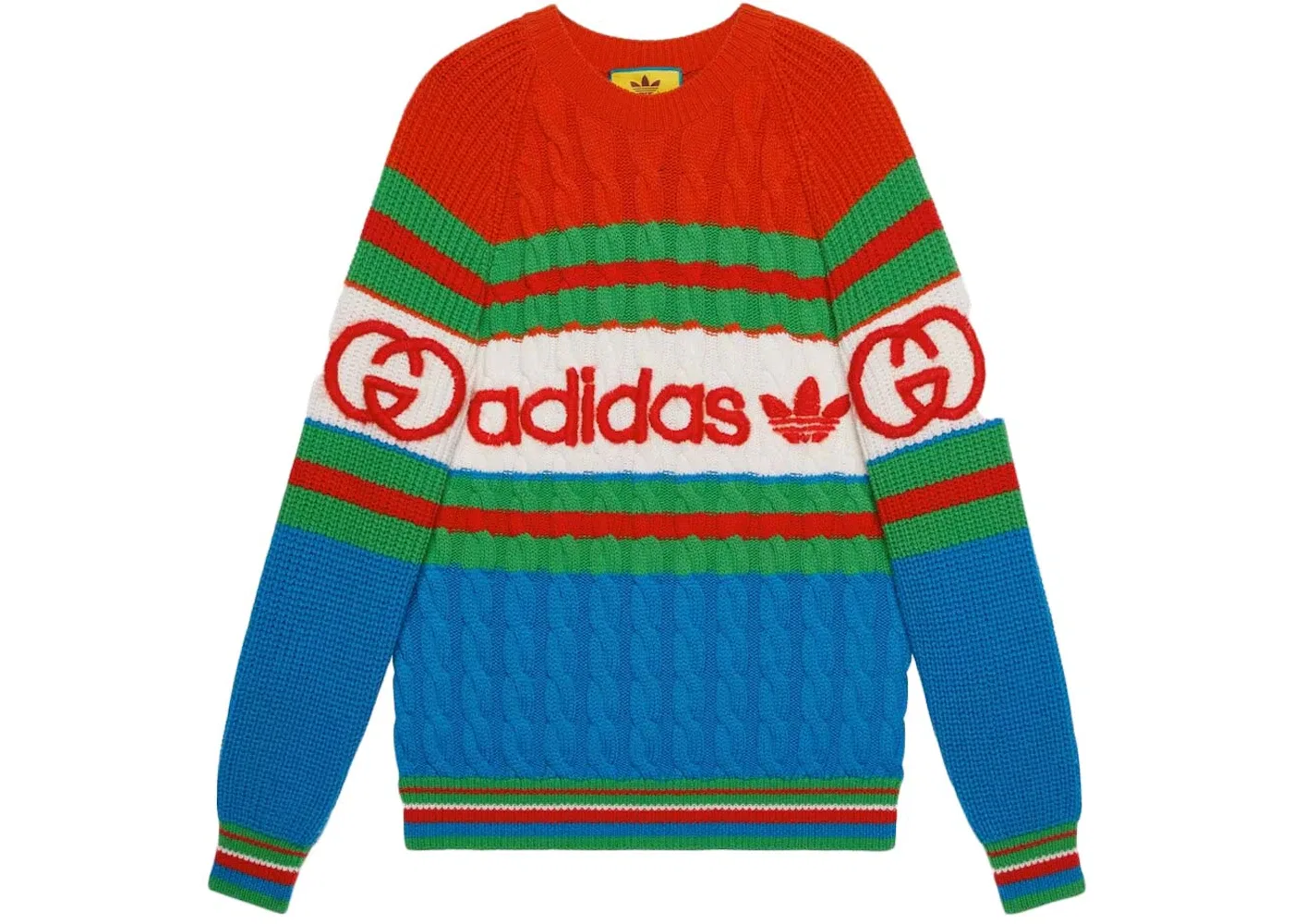 Женский шерстяной свитер Sweater Gucci, Blue/Orange