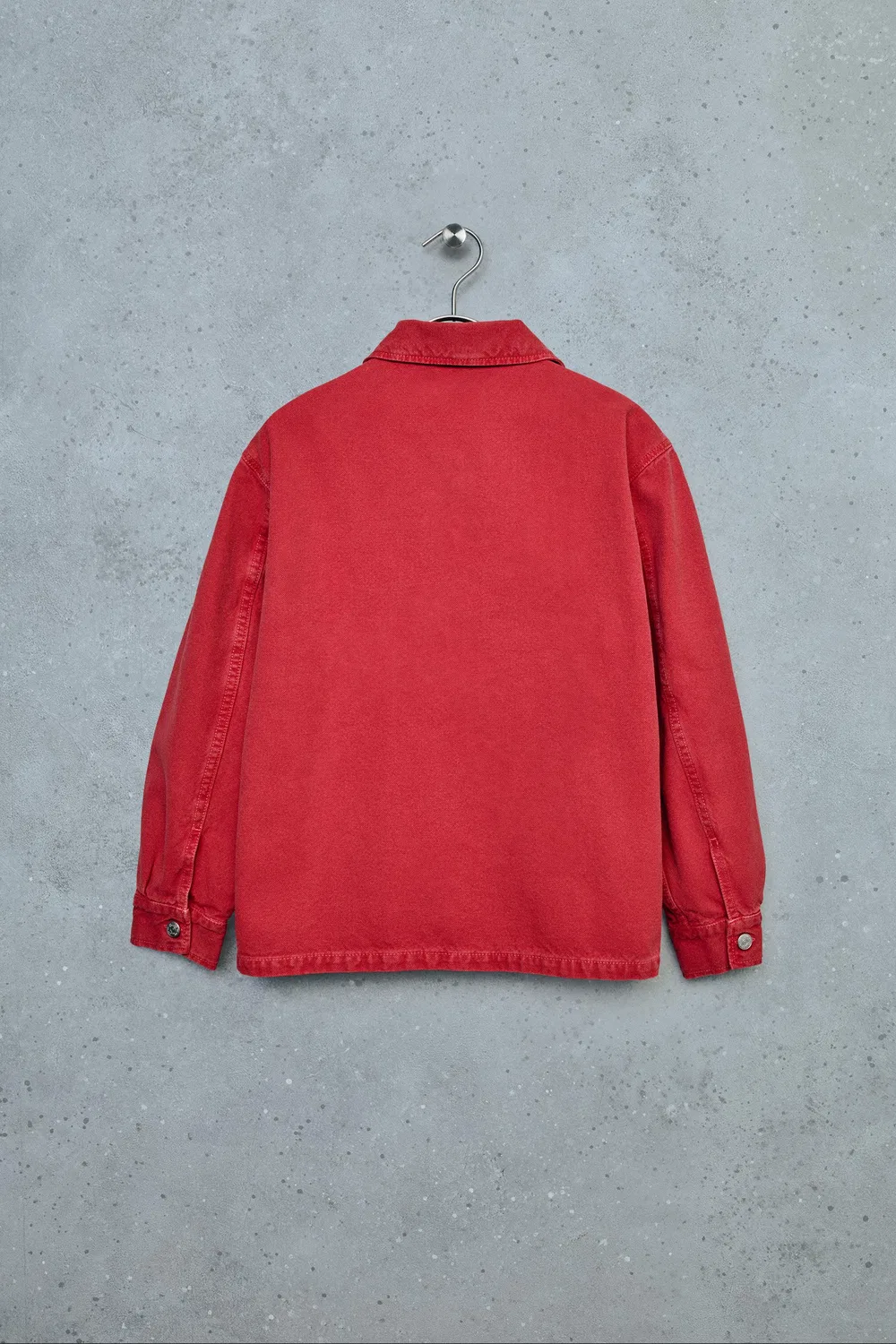 STORIESZ - Холщовая рубашка-куртка ZARA, Red — фото 2
