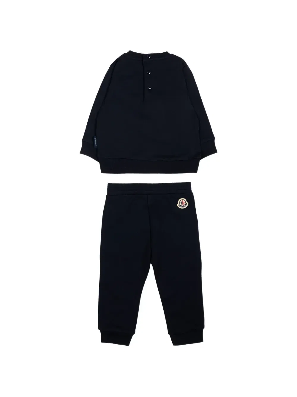 Спортивный костюм с логотипом Moncler Enfant, синий — фото 2