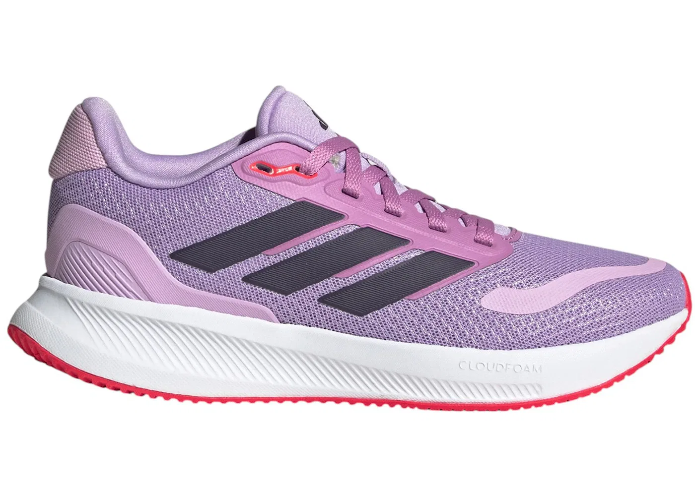 Детские кроссовки для бега Performance Adidas Runfalcon 5, Powder Plum Aurora Plum Lucid Red