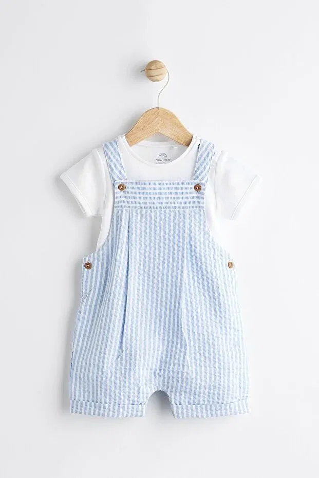 Детский комбинезон с коротким рукавом Next Baby, Blue