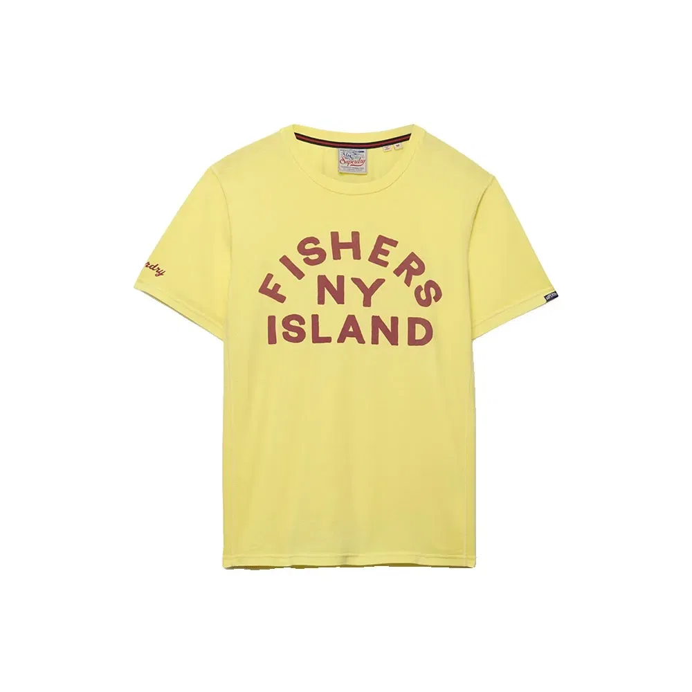 Мужская футболка с коротким рукавом Outdoor Type Superdry, Yellow — фото 3