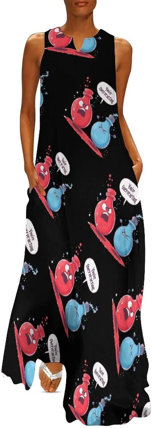 Женское макси-платье без рукавов Party Dress, Style